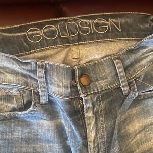 Goldsign Women's Light Blue Denim Jeans